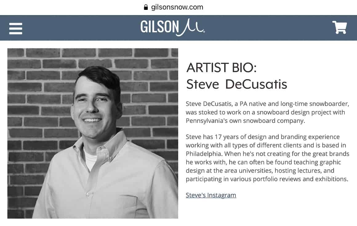 Gilson Snow artist bio feature