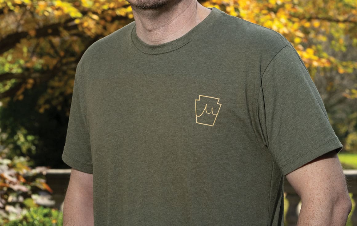 Gilson Pennsylvania keystone shirt design