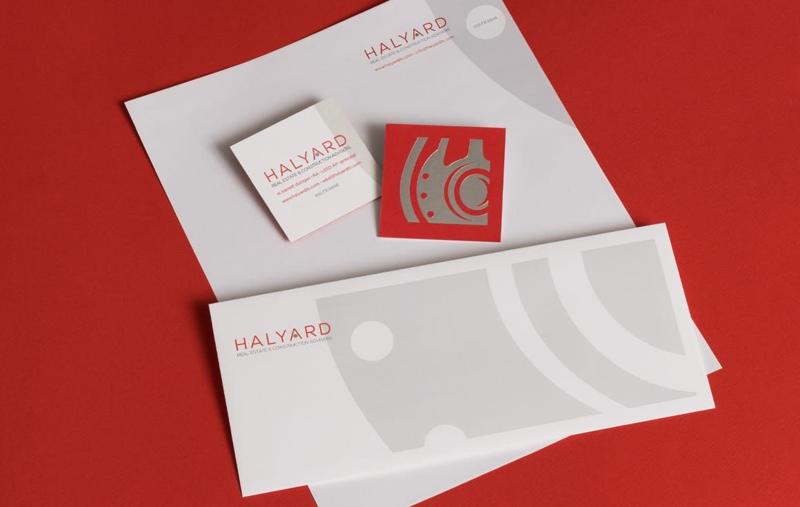 Halyard stationery design