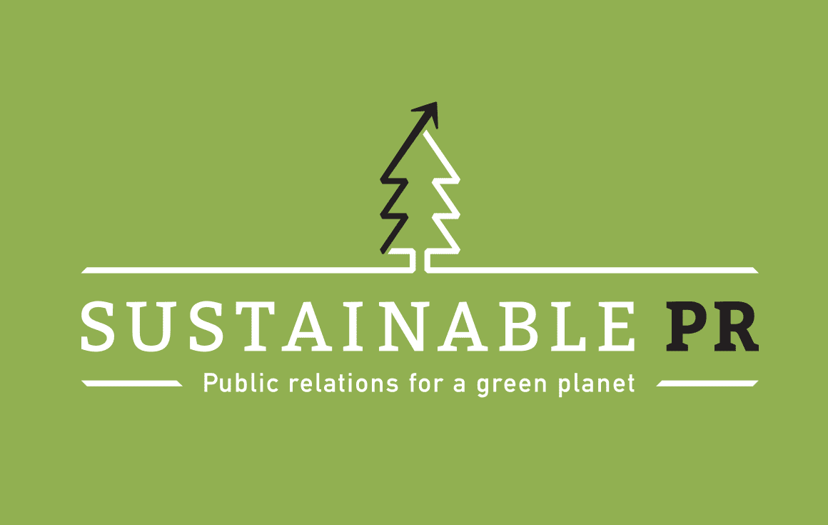 Sustainable PR logo design